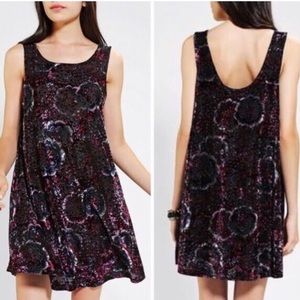 MINKPINK Velvet Burn Out Dress - Size XS